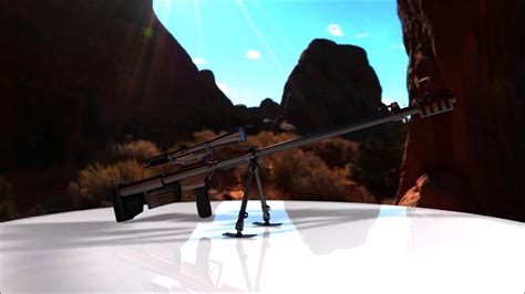 Maya 2014 animation : Animated Sniper Rifle - YouTube