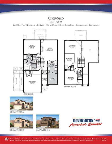 Dr Horton Oxford Floor Plan - floorplans.click