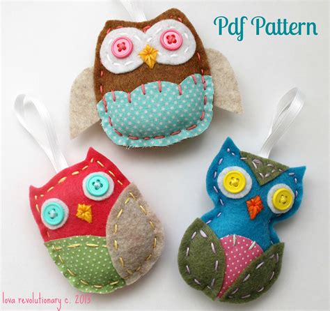 Felt Owl Ornaments 3 Ways DIY Pattern Tutorial | Finally got… | Flickr