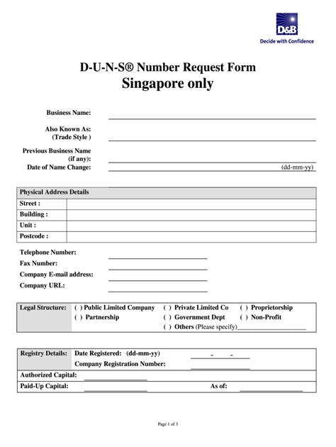 Duns number: Fill out & sign online | DocHub