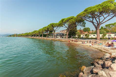 Lazise Beach In Garda Lake In Italy 2 Photograph by Cavan Images | Fine ...