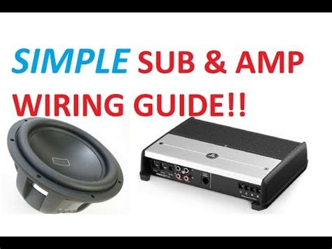 HOW TO INSTALL A SUB AND AMP! - YouTube