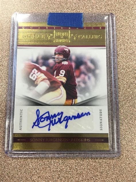 Sonny Jurgensen Autograph Card | #1820685872