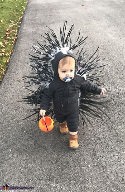 Baby Porcupine Costume | No-Sew DIY Costumes | Halloween costumes kids boys, Cute baby halloween ...