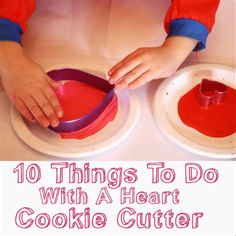 10 Things To Do With A Heart Shaped Cookie Cutter - The Chirping Moms