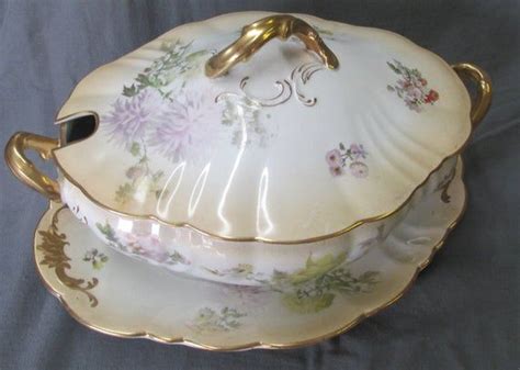 Vintage Doulton Burslem Made in England Tureen and Platter, Tureen is 7-1/2 inches and Platter ...