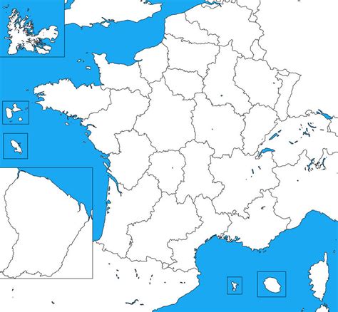 France Free Map Free Blank Map Free Outline Map Free Base Map Boundaries - Gambaran