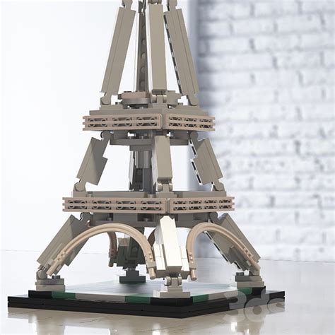 LEGO Architecture - The Eiffel Tower (21019) - Toy - 3D model