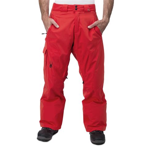 Spyder Trouble Maker Ski Pants in Red for Men | Lyst