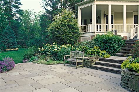 Square Cut Bluestone Patios - Cording Landscape Design