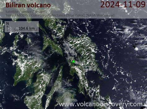 Latest Satellite Images of Biliran Volcano | VolcanoDiscovery