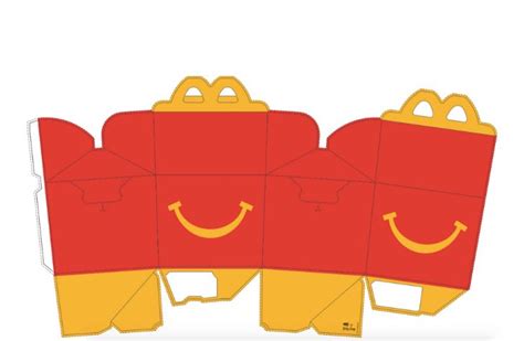 McDonald's Releases The Happy Meal Box Template So You Can Make Your Own At Home - Forkly ...