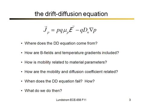 nanoHUB.org - Resources: ECE 656 Lecture 1: Introduction to Carrier Transport: Watch Presentation