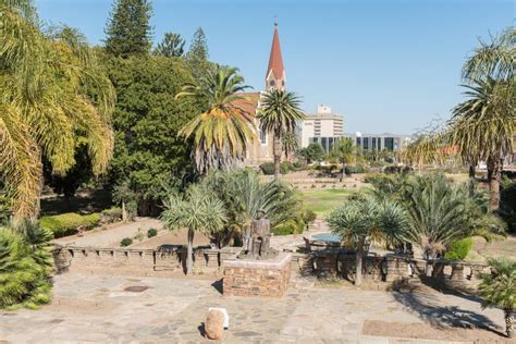 Parliament Building, Windhoek, Namibia Editorial Photo - Image of palast, palm: 40227621