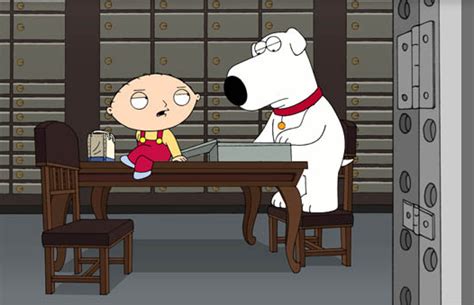 Brian and Stewie: Stuck in a bank vault | Family guy, Banks vault, Brian