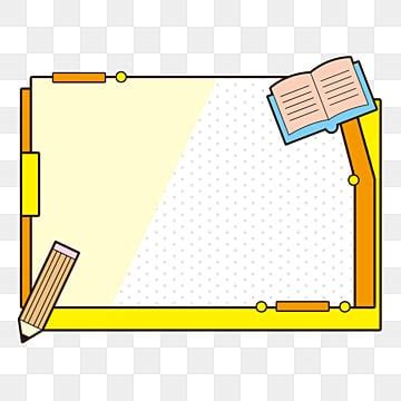 School Supplies Borders PNG Transparent Images Free Download | Vector ...