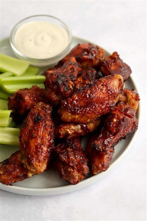 Air Fryer BBQ Chicken Wings Recipe - Rachel Cooks®