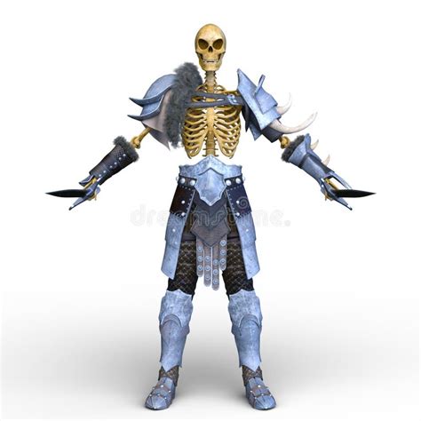 Skeleton knight stock illustration. Illustration of skeleton - 102443988