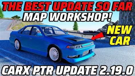 New CarX Drift Racing PTR Update 2.19.0 (Modded Maps Update) - YouTube