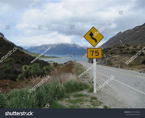 New Zealand Road Signs Stock Photo 1281948343 | Shutterstock