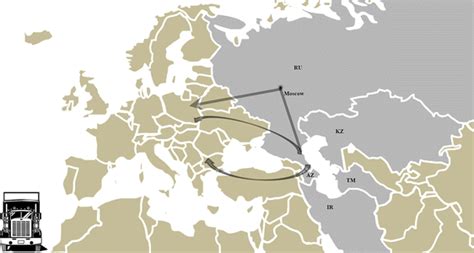 Smuggling routes by road. Source: Based on interviews and confiscations... | Download Scientific ...