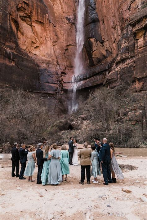 Small wedding in Zion National Park | Utah Desert Elopement | The ...