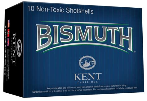 Kent Bismuth Waterfowl Shotshells C123BNT404, 12 Gauge, 3", 1-3/8 oz, 1450 fps, #4 Lead Shot, 10 ...