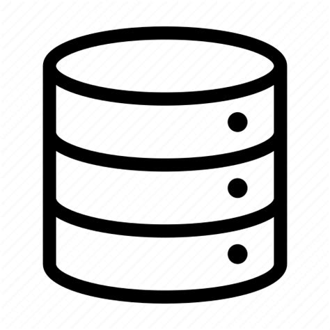 Big, data, database, server icon