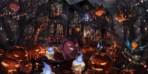 Pokemon Halloween Wallpapers - Top Free Pokemon Halloween Backgrounds - WallpaperAccess