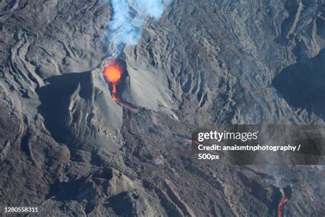 Volcano Erupts On Indian Ocean Island Of Reunion Photos and Premium ...