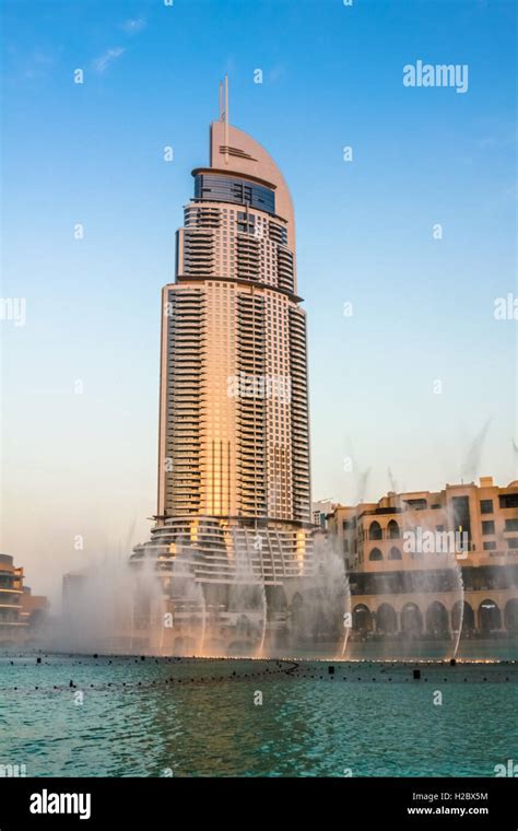 Dubai Fountain show Stock Photo - Alamy