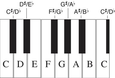 Piano Keys and Their Corresponding Notes - dummies