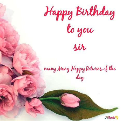 Happy Birthday Sir Images with Wishes and quotes free download