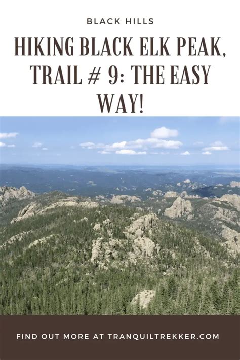 Hiking Black Elk Peak, Trail #9: the Easy Way! : Tranquil Trekker