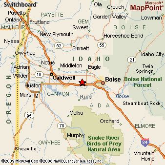 Meridian, Idaho Area Map & More