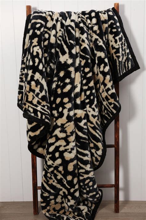 Mink Leopard Print Blanket, 200x220cm