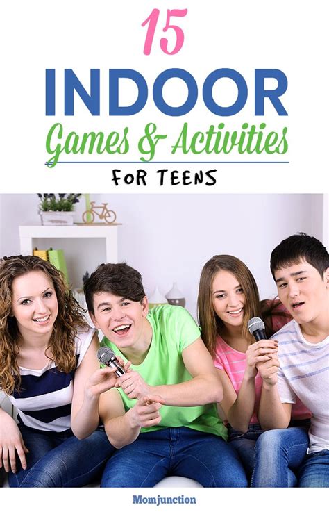 Top 17 Fun Indoor Games And Activities For Teens | Activities for teens, Fun activites for teens ...