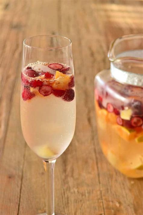 Sparkling Sangria - Easy Champagne Cocktail - COOKtheSTORY