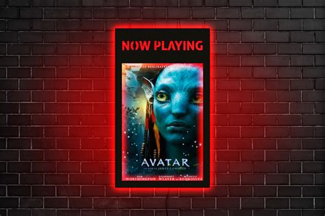 Movie Poster Neon Sign Movie Poster Neon Light Movie Poster - Etsy ...