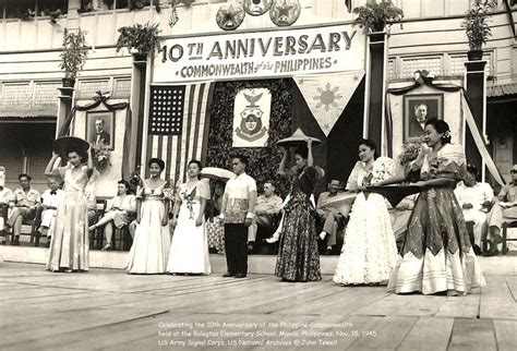 Celebrating the 10th Anniversary of the Philippine Commonwealth held at the Balagtas Elementary ...