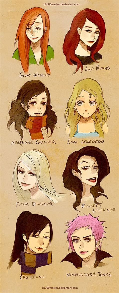 The Women of the Harry Potter book series - Ginny Weasley, Lily Evans ...