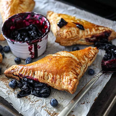 Raspberry Turnovers - Easy Puff Pastry Recipe | Sip Bite Go