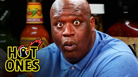 Flipboard: Shaq Tries to Not Make a Face While Eating Spicy Wings | Hot Ones