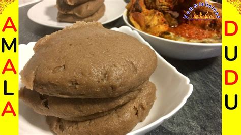 How to Make Amala | Nigerian Food | Yummielicouz Food Recipes - YouTube