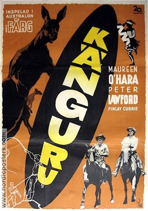 KANGAROO Movie poster 1952 original NordicPosters