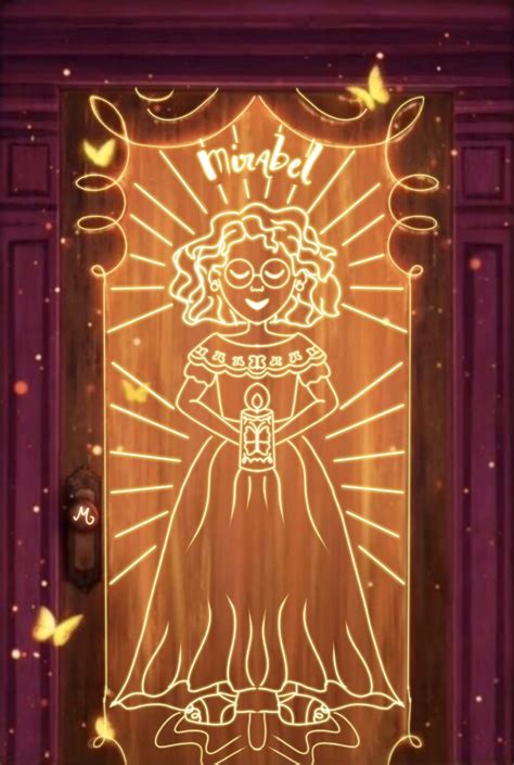 Mirabel’s door 🦋🕯 | Dipinti disney, Disegni su tela, Idee