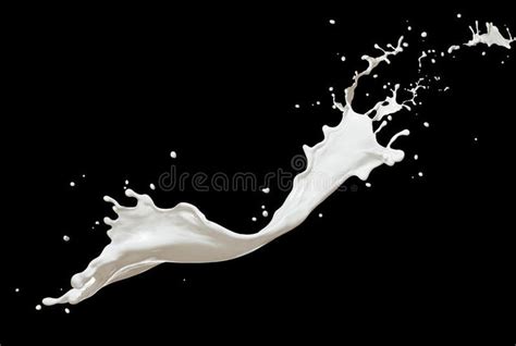 Milk splash. Twisted milk splash isolated on black background , #AD, #Twisted, #splash, #Milk, # ...