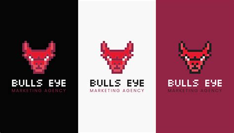 bulls eye agency logo :: Behance