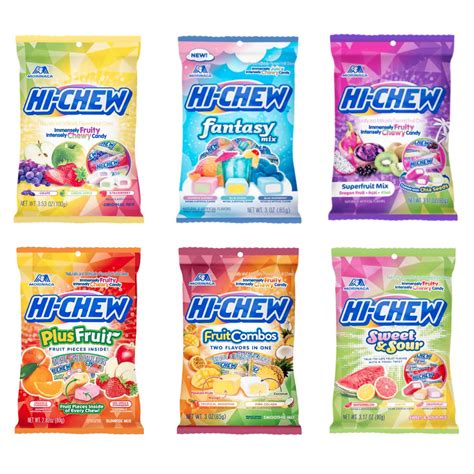 Buy Hi Chew Variety Pack - 18 Different Assortment Fruit Flavors of Hi-Chew Candies, Chewy Candy ...