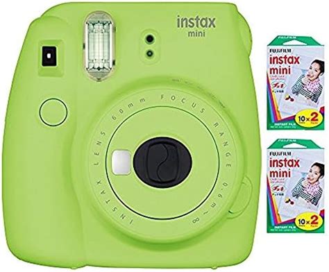 Amazon.com: Fujifilm Instax Mini 9 Instant Camera (Lime Green) with 2 x ...